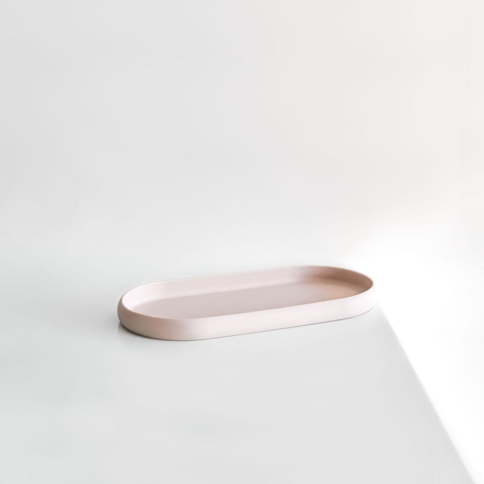 The Capsule Silicone Plate / Dinner Tray (Strawberry-Cardamom)